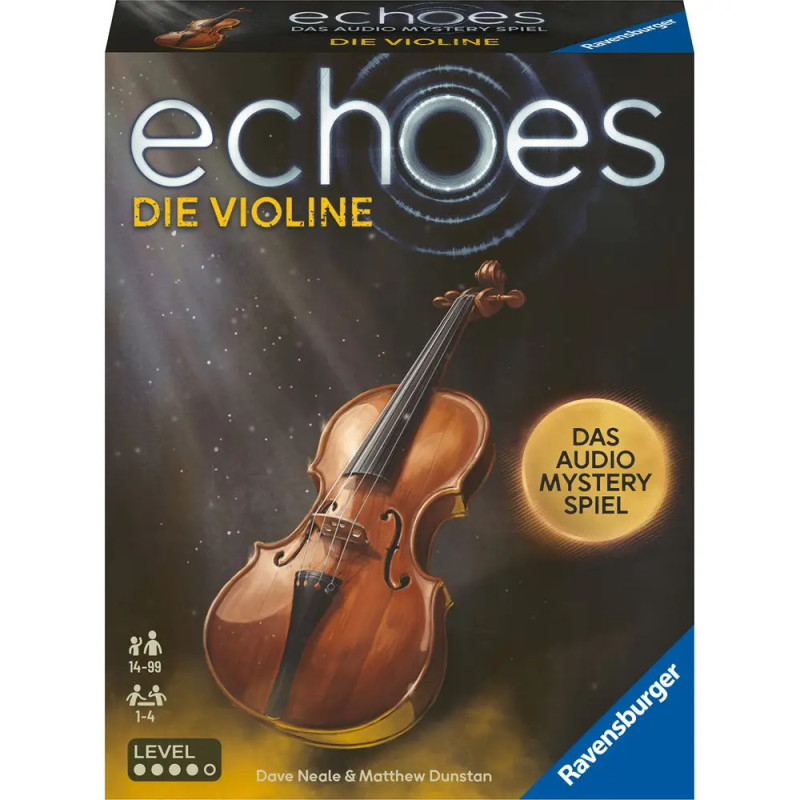 Cover von echoes: Die Violine - Audio-Mystery-Spiel mit Geige und leuchtenden, wirbelnden Lichteffekten. Cover von echoes: Die Violine - Audio-Mystery-Spiel mit Geige und leuchtenden, wirbelnden Lichteffekten.