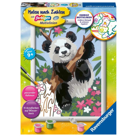 Ravensburger Malen nach Zahlen 20161 - Süßer Pandabär – Kinder ab 9 Jahren Ravensburger Malen nach Zahlen 20161 - Süßer Pandabär – Kinder ab 9 Jahren