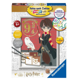 Ravenburger 20163 Malen nach Zahlen Abfahrt nach Hogwarts Serie Character