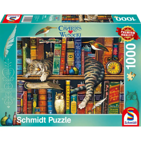 Schmidt Spiele 59991 Frederick, der Literat, Charles Wysocki Puzzle 1.000 Teile