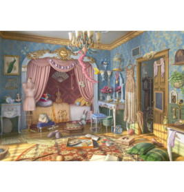 Schmidt Spiele 59976 Junes Schlafzimmer, JUNE'S JOURNEY Puzzle 1.000 Teile