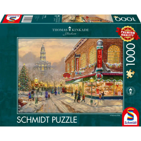 Schmidt Spiele 59936 Puzzle Ein Weinachtswunsch 1000 Teile