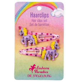 Haarclips Einhorn - Einhorn-Paradies, sortiert (1 Stück)