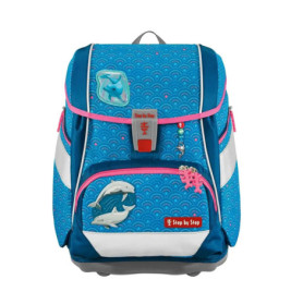 2IN1 PLUS Schulranzen-Set Dolphin Pippa , 6-teilig