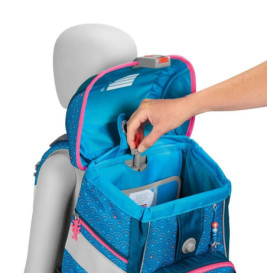 2IN1 PLUS Schulranzen-Set Dolphin Pippa , 6-teilig