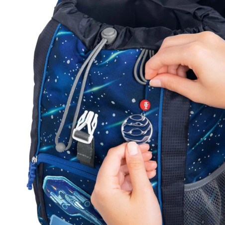 KID REFLECT Rucksack-Set Star Shuttle Elio , 3-teilig