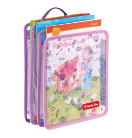 Faltbare Heftbox, Pink