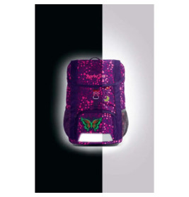 KID SHINE Rucksack-Set Butterfly Night Ina , 3-teilig