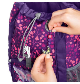 KID SHINE Rucksack-Set Butterfly Night Ina , 3-teilig