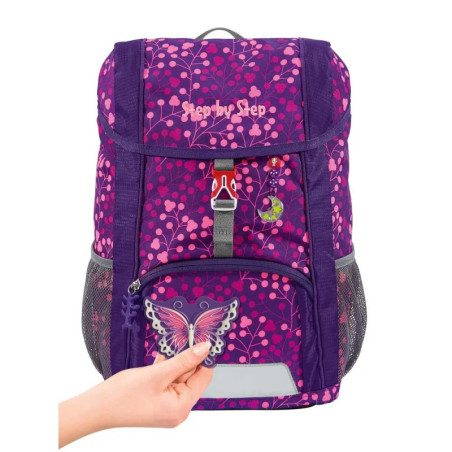 KID SHINE Rucksack-Set Butterfly Night Ina , 3-teilig