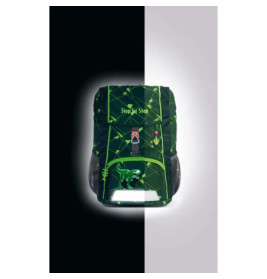KID SHINE Rucksack-Set Dino Night Tyro , 3-teilig