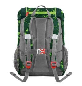 KID SHINE Rucksack-Set Dino Night Tyro , 3-teilig