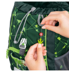 KID SHINE Rucksack-Set Dino Night Tyro , 3-teilig