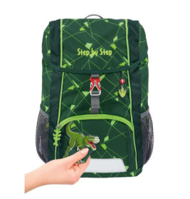KID SHINE Rucksack-Set Dino Night Tyro , 3-teilig