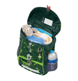 KID SHINE Rucksack-Set Dino Night Tyro , 3-teilig