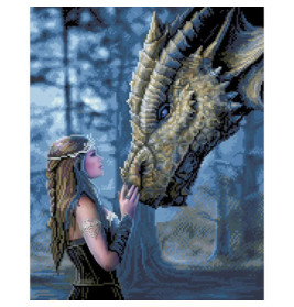 Crystal Art Anne Stokes Drachenmärchen 40x50 cm