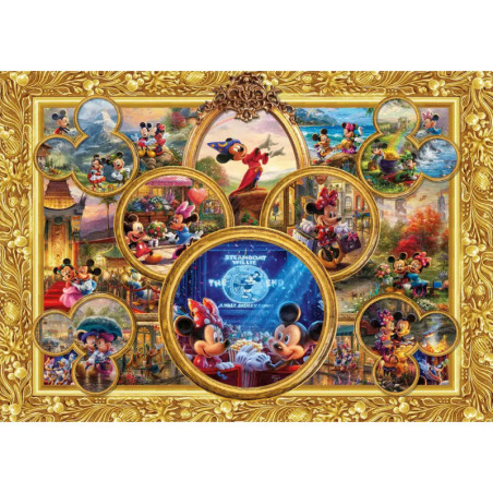 Schmidt Spiele 57371 Disney, Mickey & Minnie, Dream Collage II, Thomas Kinkade Puzzle 1.000 Teile - DISNEY Schmidt Spiele 57371 Disney, Mickey & Minnie, Dream Collage II, Thomas Kinkade Puzzle 1.000 Teile - DISNEY