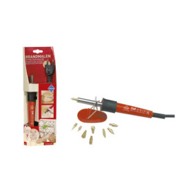 PEBARO Brandmalkolben-Set mit 9 Aufsätzen