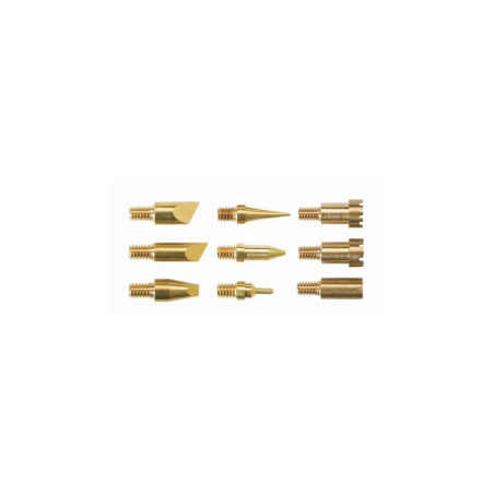 PEBARO Brandmalkolben-Set mit 9 Aufsätzen PEBARO Brandmalkolben-Set mit 9 Aufsätzen