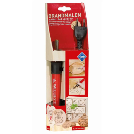 PEBARO Brandmalkolben-Set mit 9 Aufsätzen PEBARO Brandmalkolben-Set mit 9 Aufsätzen