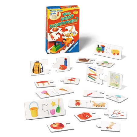Ravenburger 21402 Was passt zusammen? Lustige Kinderspiele Lustige Kinderspiele