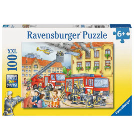 Ravenburger 10822 Puzzle Unsere Feuerwehr 100 Teile XXL