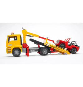 MAN TGA Abschlepp-LKW mit Geländewagen
