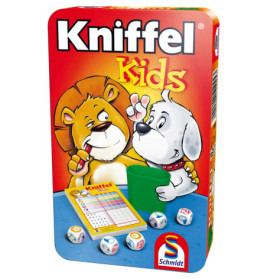 Schmidt Spiele Kniffel Kids Mitbringspiel in der Metalldose