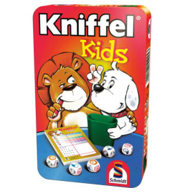 Schmidt Spiele Kniffel Kids Mitbringspiel in der Metalldose