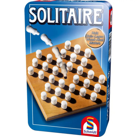 Schmidt Spiele Solitaire Mitbringspiel in der Metalldose Schmidt Spiele Solitaire Mitbringspiel in der Metalldose