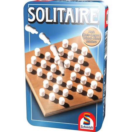 Schmidt Spiele Solitaire Mitbringspiel in der Metalldose