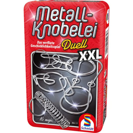 Schmidt Spiele Metall Knobelei XXL Mitbringspiel in der Metalldose Schmidt Spiele Metall Knobelei XXL Mitbringspiel in der Metalldose