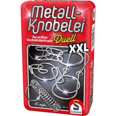 Schmidt Spiele Metall Knobelei XXL Mitbringspiel in der Metalldose Schmidt Spiele Metall Knobelei XXL Mitbringspiel in der Metalldose