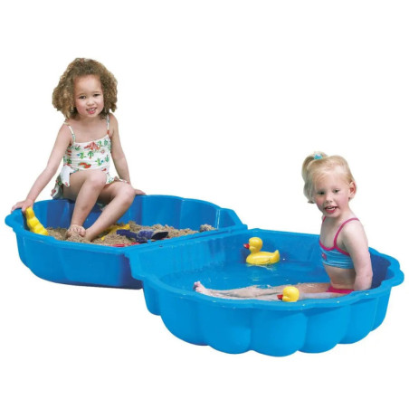 Sand- Wassermuschel 2-teilig