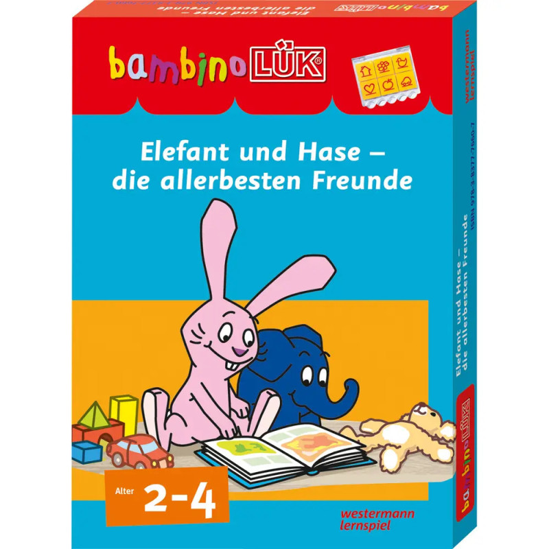 Bambino Lük Set Elefant und Hase die allerbesten Freunde