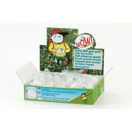 Pfiffikus-Mini Lupenbecher 4 cm & Schnur