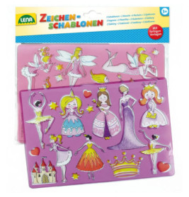LENA® Zeichenschablone Prinz/Elfen