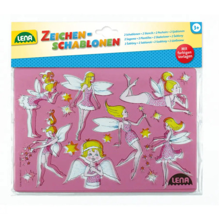 LENA® Zeichenschablone Prinz/Elfen
