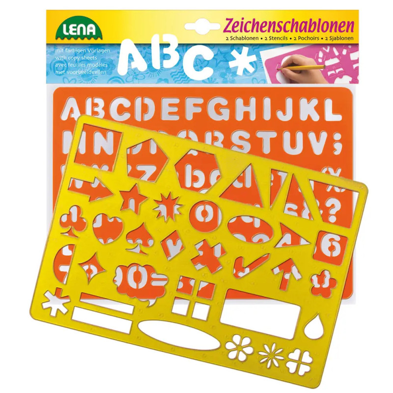 LENA® Zeichenschablone ABC/Zeichen