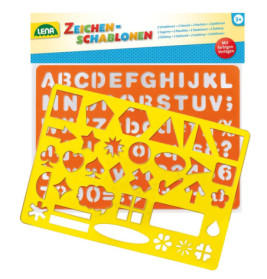 LENA® Zeichenschablone ABC/Zeichen