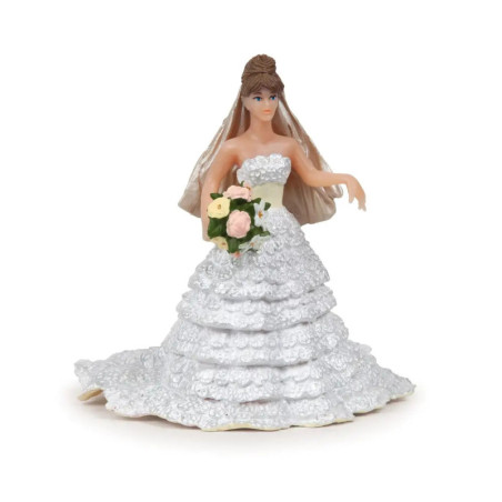 Papo 38819 Braut im weissen Spitzenkleid