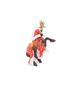 Papo 39912 Pferd des Waffenmeisters Hirsch