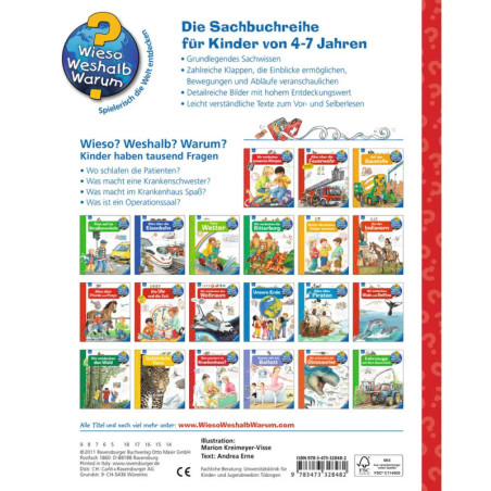 Ravenburger 32848 Wieso? Weshalb? Warum?, Band 53: Was passiert im Krankenhaus? WWW-Standard (ab 01/06) Ravenburger 32848 Wieso? Weshalb? Warum?, Band 53: Was passiert im Krankenhaus? WWW-Standard (ab 01/06)