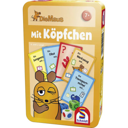 Schmidt Spiele Bring-mich-mit  Maus Mit Köpfchen Metalldose