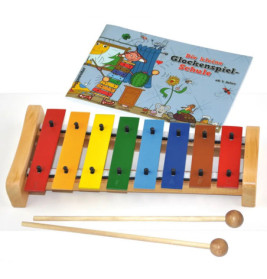 Voggenreiter Buntes Glockenspielset mit Buch   Kleine Glockenspielschule