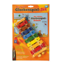 Voggenreiter Buntes Glockenspielset mit Buch   Kleine Glockenspielschule