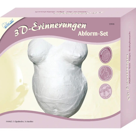 3D-Erinnerungen Gips-Abdruck