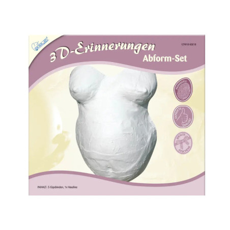 3D-Erinnerungen Gips-Abdruck