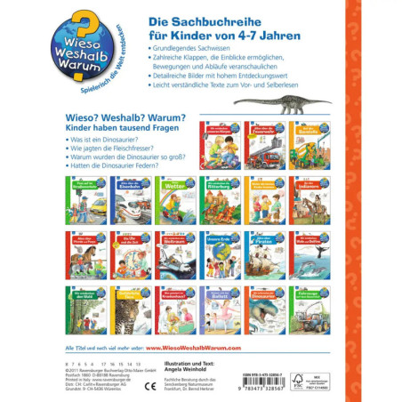 Ravenburger 32856 Wieso? Weshalb? Warum?, Band 55: Wir erforschen die Dinosaurier WWW-Standard (ab 01/06)