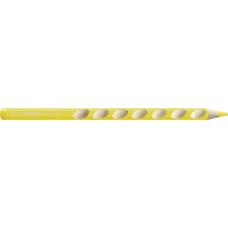 Ergonomischer Buntstift für Linkshänder - STABILO EASYcolors - 12er Pack mit Spitzer - mit 12 verschiedenen Farben